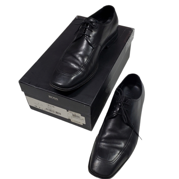 Boss Hugo Boss Men lace up Dress up Shoes Size 11 - Picture 2 of 14